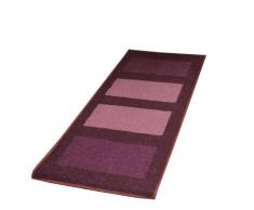 JVL Maschinenwaschbar Home Flur Eingang Läufer Boden Fußmatte violett