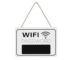 Unbekannt cm Cosmos WiFi Passwort Kreidetafel Hängeschild für Geschäfte, Zuhause, Bar Dekoration
