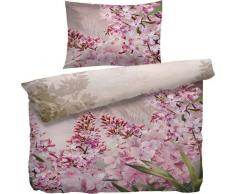 Heckett Lane Mako-Satin Wendebettwäsche Blossom 155x220 (80x80) Multi