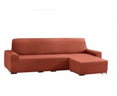 Eysa Aquiles elastisch Sofa überwurf Chaise Longue kurzer arm rechts, frontalsicht, Farbe 09-orange, Polyester-Baumwolle, 43 x 37 x 14 cm