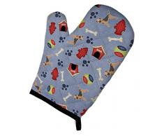 Caroline s Treasures Dog House Collection Border Terrier Ofenhandschuh bb4052ovmt, Stoff, Multicolor, 30,5 cm von 21,6 cm