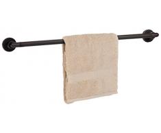 Dynasty Hardware 4000-orb Manhattan Handtuch Bar Set, Öl eingerieben Bronze, Zinklegierung, Oil Rubbed Bronze, 24 Inch Towel Bar
