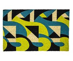 Entryways Victoria and Albert Museum Fußmatte aus Kokosfaser, Kokosfaser, Multi, 60 x 90