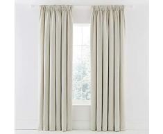 Murmur Niki Vorhänge, gefüttert, Leinenfarben, leinen, 228 x 228 cm