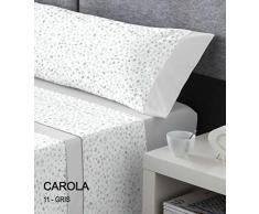 Kabely Bettwäsche Bett 180 cm grau