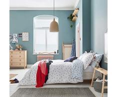 Tom Joule Joules Shooting Stars Cover Set, Kreide, kreidefarben, Einzelbett