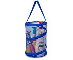 Handlicher Wäschesammler – 20,3 x 30,5 cm – tragen Sie Ihre persönlichen Pflegeartikel direkt in die Dusche Ideal für Wohnheime, Fitnessstudios, Camping und Reisen, flach zusammenklappbar für einfache Lagerung, wenn nicht