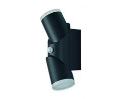 LEDVANCE LED Wand- und Deckenleuchte, Leuchte für Außenanwendungen, Warmweiß, Integrierter Tageslicht- und Bewegungssensor, Endura Style Updown Flex Sensor