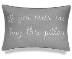 YugTex Kissenbezüge, lustige und inspirierende Zitate, Stickerei, Überwurf-Kissenbezüge für Yogakissen, Geschenk für Yogi, Heimdekoration, lustiges Geschenk zum Aufwachen 14x20 Rauch(Umarmung)