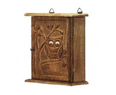 SouvNear Schlüsselkastenhalter - Premium Qualität - Deko Holz Vintage Look Wandhalterung Schlüsselkasten Schlüsselkasten Schlüsselbrett Schlüsselbrett Schlüsselbrett