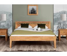 Massivholzbett Bett Marne Eiche mit Bettkastenoption