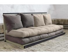 Futonbett Designer Sofa Schick mit Schlaffunktion