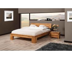 Massivholzbett Bett Vincenzo Eiche High mit Bettkastenoption