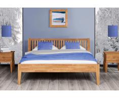 Massivholzbett Bett Kahle Eiche mit Bettkastenoption