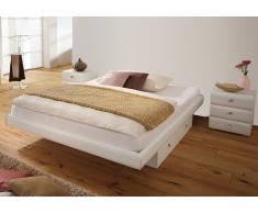 Lederbett Bett Valesca ohne Kopfteil
