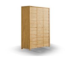 Drehtürenschrank Kleiderschrank Vincenzo Eiche