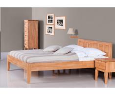 Massivholzbett Bett Elstra mit Bettkastenoption