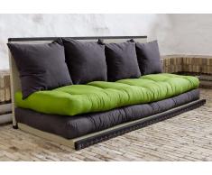 Futonbett Designer Sofa Schick mit Schlaffunktion