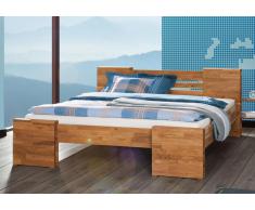 Massivholzbett Bett Daniela Wildeiche High mit Bettkastenoption