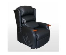 MASSAGESESSEL MIT AUFSTEHHILFE SCHWARZ MIT 2 MOTOREN SPLENDOR