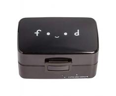 A Little Lovely Company Lunchbox, unisex, Schwarz