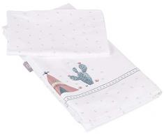 Träumeland TT18402 Bettwäsche Kaktusliebe 100/135 + 40/60, mehrfarbig