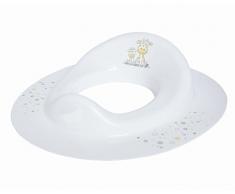 BIECO 11001706 - Kinder Toilettensitz weiß, mit Giraffen Motiv, ca. 32 x 36,5 x 5 cm, ab 8 Monate bis etwa 4 Jahre