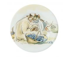 Ernest & Célestine EC921K Dessertteller Garten durchmesser 20 cm, mehrfarbig