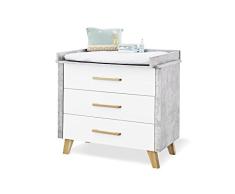 Pinolino 133418B Wickelkommode Apollo breit, weiß