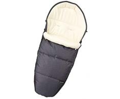 Gesslein Fußsack 716749000 Sleepy/Winterfußsack für Kinderwagen, Sportwagen, Buggy, Babywanne oder Schlitten, grau