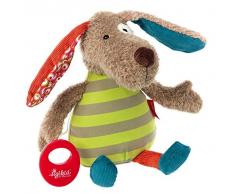 sigikid, Jungen, Spieluhr, Stofftier Hund, Der grüne Flips, Grün/Braun, 41433