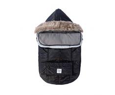 7 AM Enfant Le Sac Igloo Footmuff, Größe S, black, Fußsack Schwarz