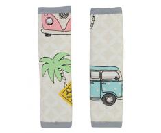 Displayschutzfolie Kabelstränge reversibel für Kinderwagen, Gruppe 0 oder MaxiCosi und Auto-Kindersitz. Peace and Love