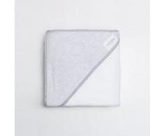 Bonjour Bebé Badetuch 100 x 100 cm, argengrau