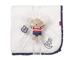 Fehn 078794 Kuscheldecke Teddy / Kuschelige Schmusedecke für Babys und Kleinkinder ab 0+ Monaten - zum Kuscheln, als Krabbelunterlage, Schnuffeltuch oder Zudecke für zuhause und unterwegs