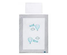 Belisima 5902012145630 Bettwäsche 90/120Planes-2 CZ grau, mehrfarbig