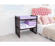 ComfortBaby ® Wickelauflage Wickelmulde 50 x 70 cm passend zum SmartGrow 7in1 Babybett (violett)