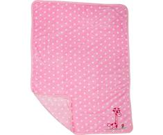 small foot 10286 Babydecke „Giraffe“, rosa