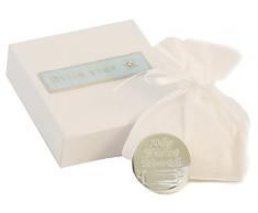 Kitted Out Little Star My First Tooth Box, versilbert, in Aufbewahrungsbox, Blau