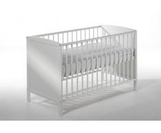 Schardt 03 007 00 02 - Kinderbett Felix 60 x 120 cm mit Sperrholzfüllung, weiß