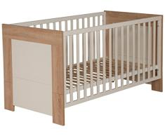 roba Kombi Kinderbett, 70x140 cm, Babybett 3-fach höhenverstellbar, Baby- & Kinderbett umbaubar zum Juniorbett