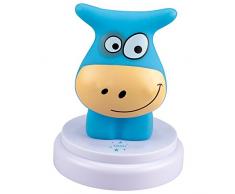 Alecto LED Nachtlicht Gartensprenger Kuh