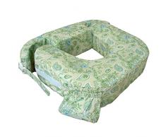 My Brest Friend 0028 Zwilling Plus Stillen Pflege Kissen, Grün Paisley, grün