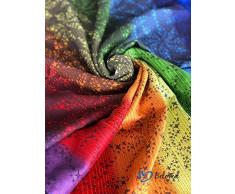 Little Frog 7080 Beloved Baby Tragetuch, Größe 6, Black Arcoiris, mehrfarbig, 270 g