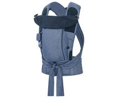 Bondolino Plus Babytrage inklusive Bindeanleitung, blau-melange