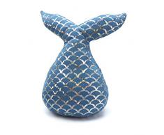 ZASKA ZK50232 Türstopper, Sirene, 24 cm, Blau