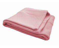 Italbaby 020.2150 Bettdecke Fleece, 100 x 150 cm Rosa