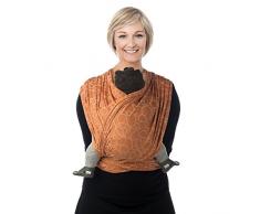 BB-Slen BDDBS 972-490 langes Tragetuch aus Bio-Baumwolle 490 cm Caramel Jacquard