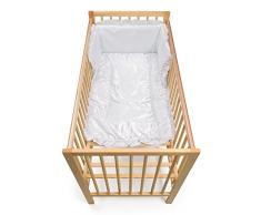 Junior Joy Babybett Steppdecke und nestchen Set (weiß)