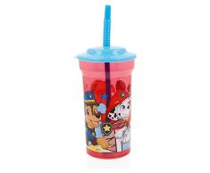 STOR Basic Clear Straw Tumbler Paw Patrol Comic